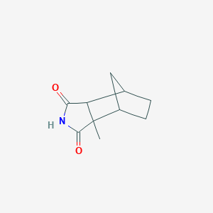 molecular formula C10H13NO2 B13264143 2-Methyl-4-azatricyclo[5.2.1.0,2,6]decane-3,5-dione 