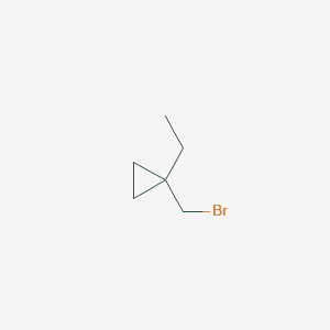 molecular formula C6H11Br B13264151 1-(Bromomethyl)-1-ethylcyclopropane CAS No. 1489014-79-0