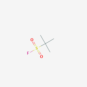 molecular formula C4H9FO2S B13264193 2-Methylpropane-2-sulfonyl fluoride 