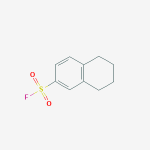 molecular formula C10H11FO2S B13264237 5,6,7,8-Tetrahydronaphthalene-2-sulfonyl fluoride 