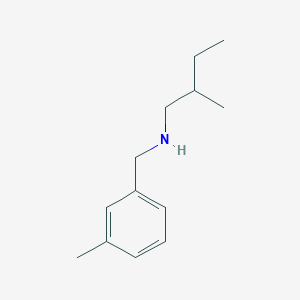 molecular formula C13H21N B13264266 (2-Methylbutyl)[(3-methylphenyl)methyl]amine 