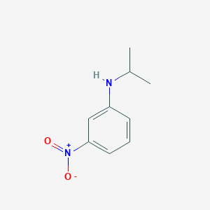 molecular formula C9H12N2O2 B13264295 3-nitro-N-(propan-2-yl)aniline CAS No. 4319-20-4