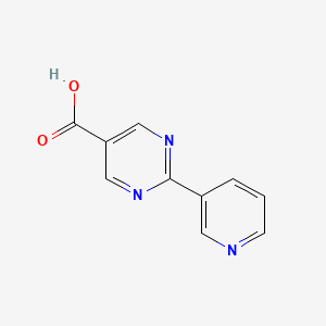 molecular formula C10H7N3O2 B1326433 2-pyridin-3-ylpyrimidine-5-carboxylic acid CAS No. 933988-20-6