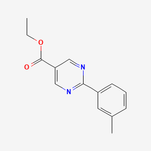 Ethyl 2-m-tolylpyrimidine-5-carboxylate