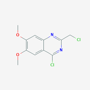 4-Chloro-2-(chloromethyl)-6,7-dimethoxyquinazoline