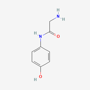 molecular formula C8H10N2O2 B13264362 2-amino-N-(4-hydroxyphenyl)acetamide 