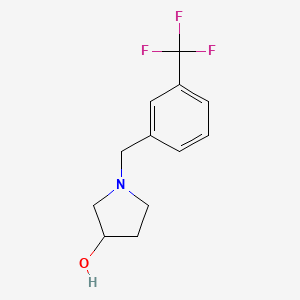3-Pyrrolidinol, 1-[[3-(trifluoromethyl)phenyl]methyl]-