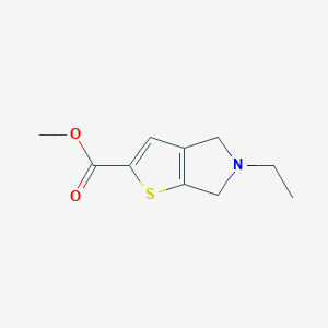 Methyl 5-ethyl-5,6-dihydro-4H-thieno-[2,3-c]pyrrole-2-carboxylate