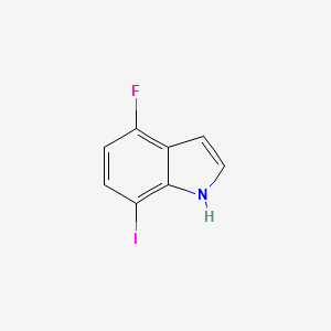molecular formula C8H5FIN B1326461 4-Fluoro-7-iodo-1H-indole CAS No. 1000341-66-1