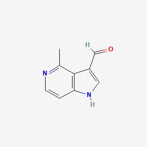 molecular formula C9H8N2O B1326463 4-Methyl-1H-pyrrolo[3,2-c]pyridine-3-carbaldehyde CAS No. 1000342-69-7