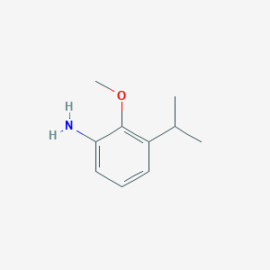 molecular formula C10H15NO B1326465 3-Isopropyl-2-methoxyaniline CAS No. 723334-17-6