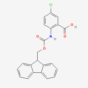 2-((((9H-Fluoren-9-yl)methoxy)carbonyl)amino)-5-chlorobenzoic acid