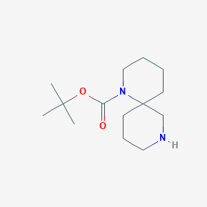 molecular formula C14H26N2O2 B1326471 Tert-butyl 1,8-diazaspiro[5.5]undecane-1-carboxylate CAS No. 960294-18-2