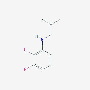 molecular formula C10H13F2N B13264711 2,3-difluoro-N-(2-methylpropyl)aniline 