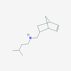 molecular formula C13H23N B13264723 {Bicyclo[2.2.1]hept-5-en-2-ylmethyl}(3-methylbutyl)amine 