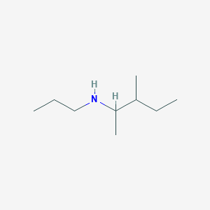 molecular formula C9H21N B13264743 (3-Methylpentan-2-yl)(propyl)amine 
