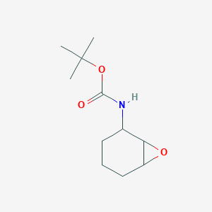 molecular formula C11H19NO3 B13264799 Tert-butyl 7-oxa-bicyclo[4.1.0]heptan-2-ylcarbamate 