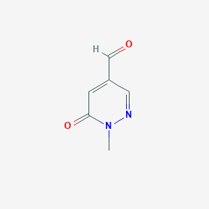 1-Methyl-6-oxo-1,6-dihydropyridazine-4-carbaldehyde