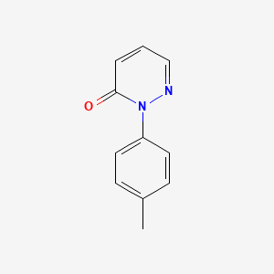 molecular formula C11H10N2O B13264940 2-(4-Methylphenyl)-2,3-dihydropyridazin-3-one CAS No. 14135-64-9