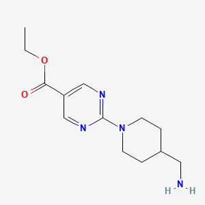 Ethyl 2-(4-(aminomethyl)piperidin-1-yl)pyrimidine-5-carboxylate