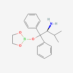 (S)-1-((1,3,2-Dioxaborolan-2-yl)oxy)-3-methyl-1,1-diphenylbutan-2-amine
