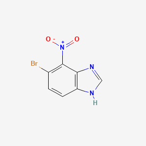 6-bromo-7-nitro-1H-benzo[d]imidazole
