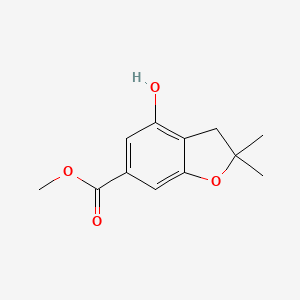Methyl 4-hydroxy-2,2-dimethyl-2,3-dihydrobenzofuran-6-carboxylate