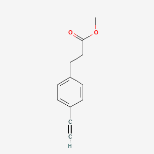 molecular formula C12H12O2 B1326535 Methyl 3-(4-Ethynylphenyl)propanoate CAS No. 1068471-18-0