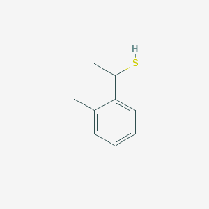 molecular formula C9H12S B13265365 1-o-Tolylethanethiol 