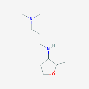molecular formula C10H22N2O B13265383 Dimethyl({3-[(2-methyloxolan-3-yl)amino]propyl})amine 
