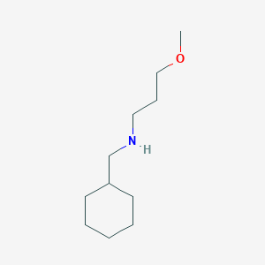 molecular formula C11H23NO B13265429 (Cyclohexylmethyl)(3-methoxypropyl)amine 