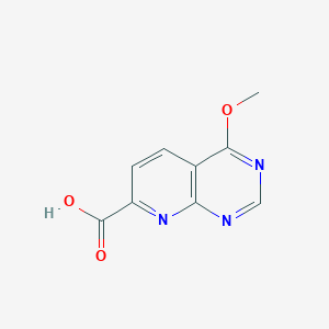 molecular formula C9H7N3O3 B13265462 4-Methoxypyrido[2,3-d]pyrimidine-7-carboxylic acid 