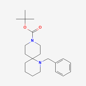 Tert-butyl 1-benzyl-1,9-diazaspiro[5.5]undecane-9-carboxylate