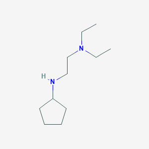 molecular formula C11H24N2 B13265603 [2-(Cyclopentylamino)ethyl]diethylamine 