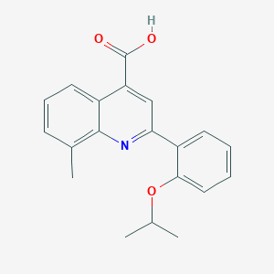 2-(2-Isopropoxyphenyl)-8-methylquinoline-4-carboxylic acid