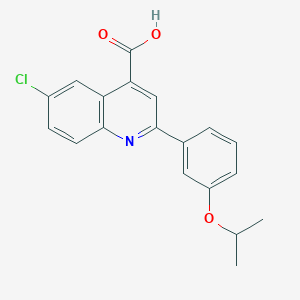 6-Chloro-2-(3-isopropoxyphenyl)quinoline-4-carboxylic acid
