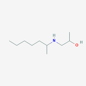 molecular formula C10H23NO B13265822 1-(Heptan-2-ylamino)propan-2-ol 