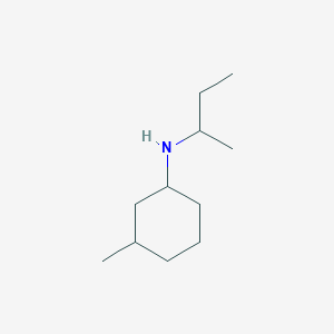 molecular formula C11H23N B13265858 N-(butan-2-yl)-3-methylcyclohexan-1-amine 