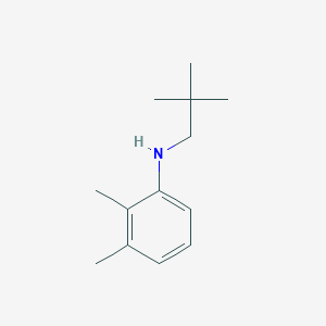 molecular formula C13H21N B13265867 N-(2,2-dimethylpropyl)-2,3-dimethylaniline 