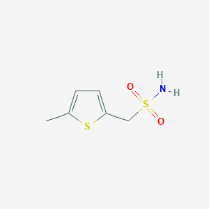 molecular formula C6H9NO2S2 B13265990 (5-Methylthiophen-2-yl)methanesulfonamide 