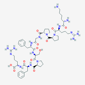 molecular formula C56H85N17O12 B013266 Kallidin CAS No. 342-10-9