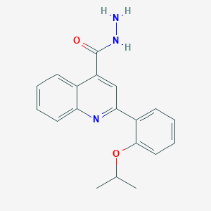 2-(2-Isopropoxyphenyl)quinoline-4-carbohydrazide