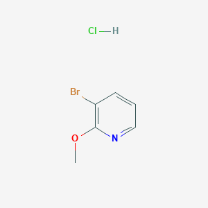 molecular formula C6H7BrClNO B13266092 2-Methoxy-3-bromopyridine hydrochloride CAS No. 13472-88-3