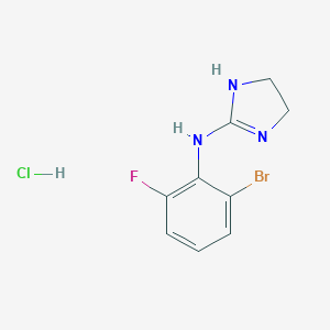 molecular formula C9H10BrClFN3 B132661 Romifidine Hydrochloride CAS No. 65896-14-2