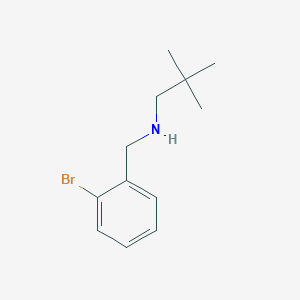 molecular formula C12H18BrN B13266104 [(2-Bromophenyl)methyl](2,2-dimethylpropyl)amine 