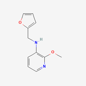 molecular formula C11H12N2O2 B13266201 N-(furan-2-ylmethyl)-2-methoxypyridin-3-amine 