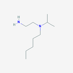 molecular formula C10H24N2 B13266292 (2-Aminoethyl)(pentyl)(propan-2-yl)amine 