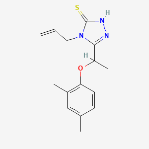 4-allyl-5-[1-(2,4-dimethylphenoxy)ethyl]-4H-1,2,4-triazole-3-thiol