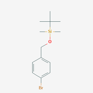 molecular formula C13H21BrOSi B132665 ((4-Bromobenzyl)oxy)(tert-butyl)dimethylsilane CAS No. 87736-74-1