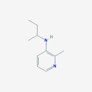 molecular formula C10H16N2 B13266592 N-(butan-2-yl)-2-methylpyridin-3-amine 